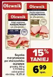 Carrefour Schab wieprzowy marynowany po staropolsku Olewnik oferta