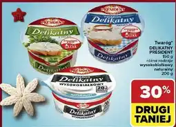 Carrefour Twaróg wysokobiałkowy naturalny President oferta