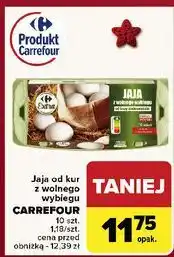 Carrefour Jaja z wolnego wybiegu kl. m Carrefour Extra oferta