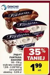 Carrefour Jogurt z mleczną czekoladą Danone Fantasia oferta