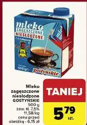 Carrefour Mleko zagęszczone niesłodzone Gostyń oferta