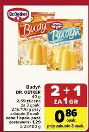 Carrefour Budyń śmietankowy Dr. Oetker oferta