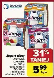 Carrefour Jogurt wieloowocowy Danone Actimel oferta