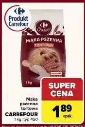 Carrefour Mąka tortowa pszenna typ 450 Carrefour oferta