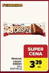 Carrefour Baton Kinder Crispy oferta