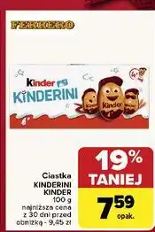 Carrefour Ciastka Kinder Kinderini oferta