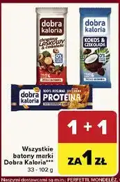 Carrefour Baton proteinowy krem orzechowy & sól Dobra Kaloria oferta