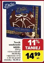 Carrefour Torcik waflowy edycja boże narodzenie E. Wedel Wedlowski oferta