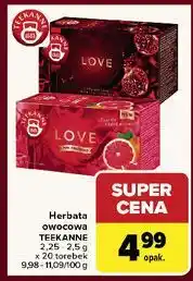 Carrefour Herbata pink grapefruit Teekanne Love oferta