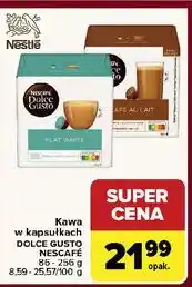 Carrefour Kawa cafe au lait Nescafe Dolce Gusto oferta