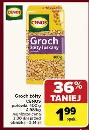 Carrefour Groch żółty łuskany połówki Cenos oferta