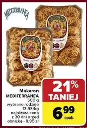 Carrefour Makaron gniazdka wstążka wąska Mediterranea oferta
