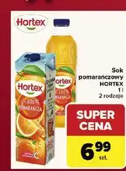 Carrefour Sok pomarańczowy Hortex oferta