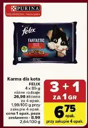 Carrefour Karma dla kota wiejskie smaki Purina Felix Fantastic oferta