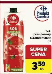 Carrefour Sok pomidorowy Carrefour Classic oferta