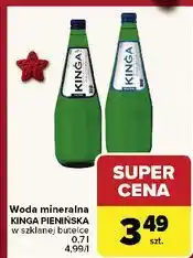 Carrefour Woda gazowana Kinga Pienińska Linia Zielona oferta