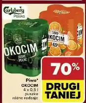 Carrefour Piwo Okocim Mocna Pomarańcza oferta