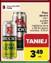 Carrefour Piwo Beck's Green Lemon oferta