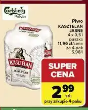 Carrefour Piwo Kasztelan Jasne Pełne oferta