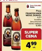 Carrefour Piwo Franziskaner Hefe-Weissbier Dunkel oferta