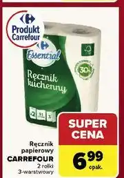 Carrefour Ręczniki papierowe Carrefour Essential oferta