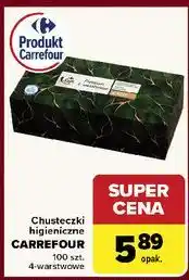 Carrefour Chusteczki higieniczne Carrefour Soft oferta