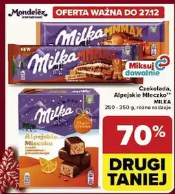 Carrefour Czekoladki czekoladowo-pomarańczowe Milka Alpejskie Mleczko oferta