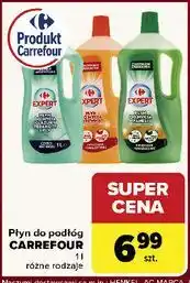Carrefour Płyn do mycia glazury terakoty i pcv Carrefour Expert oferta