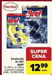 Carrefour Zawieszka do wc eukaliptus Bref Color Aktiv (Wcześniej Blue Active) oferta