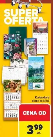 Carrefour Kalendarz biurkowy oferta