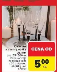 Carrefour Kieliszek do szampana na czarnej nóżce Altom oferta
