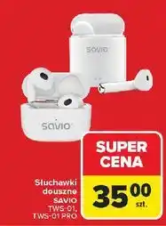 Carrefour Słuchawki tws-01 Savio oferta