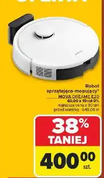 Carrefour Robot sprzątający mova e20 Dreame oferta