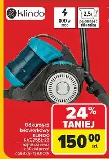 Carrefour Odkurzacz kvc25bl-23 Klindo oferta