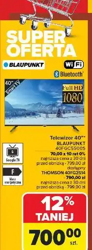 Carrefour Telewizor led 40 40fg2s14 Thomson oferta