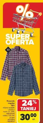Carrefour Kurtka męska s-3xl Tex oferta