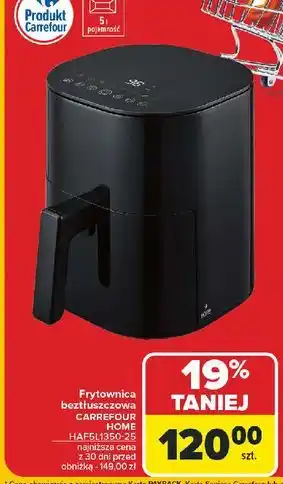 Frytkownica haf5l1350-25 Carrefour Home