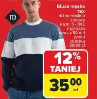 Carrefour Bluza męska rozm. s-3xl Tex oferta
