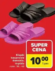 Klapki basenowe męskie