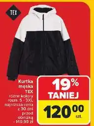 Carrefour Kurtka męska s-3xl Tex oferta