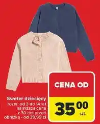 Carrefour Sweter dziecięcy 3-14 lat oferta