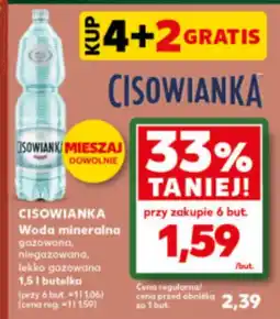 Kaufland Woda mineralna Cisowianka oferta