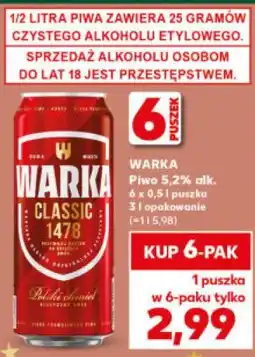 Kaufland Warka Piwo oferta