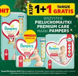 Kaufland Wszystkie pieluchomajtki Premium Care marki Pampers+ oferta