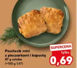 Kaufland Paszteciki z pieczarkami i kapustą oferta