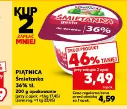 Kaufland Piątnica Śmietana 36% tł oferta