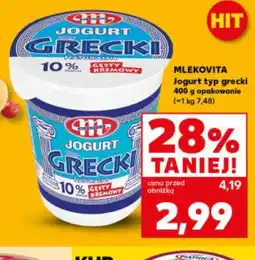 Kaufland Jogurt typ grecki Mlekovita oferta