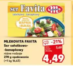 Kaufland Ser. sałatkowy-kanapkowy Mlekovita oferta