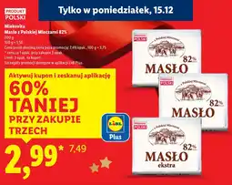 Lidl Masło Mlekovita z Polskiej Mleczarni 82% oferta