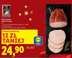 Lidl Szynka z Karczmy Pikok Premium oferta